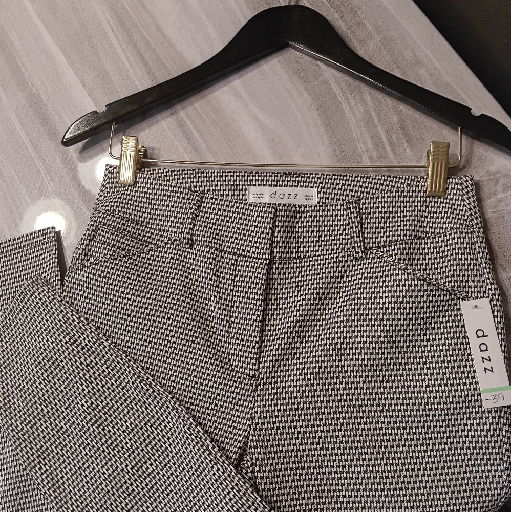 Black and White Casual Pant